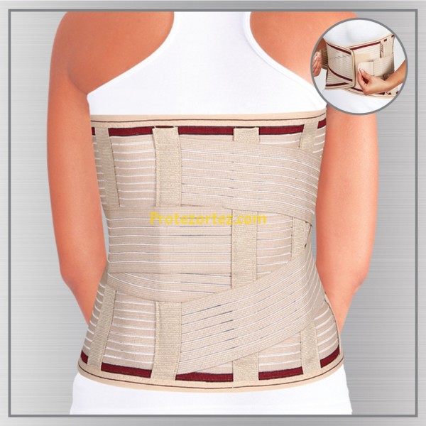 ÇELİK BALENLİ LUMBOSACRAL KORSE SİYATİK BEL FITIĞI